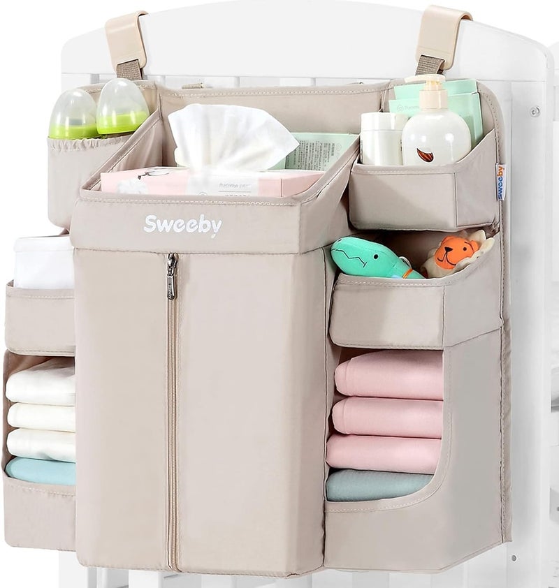 Sweeby Diaper Organizer for Changing Table and Crib - Image 1